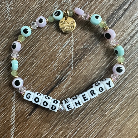 Little Words Project Good Energy Beaded Bracelet - Picture 3 of 4